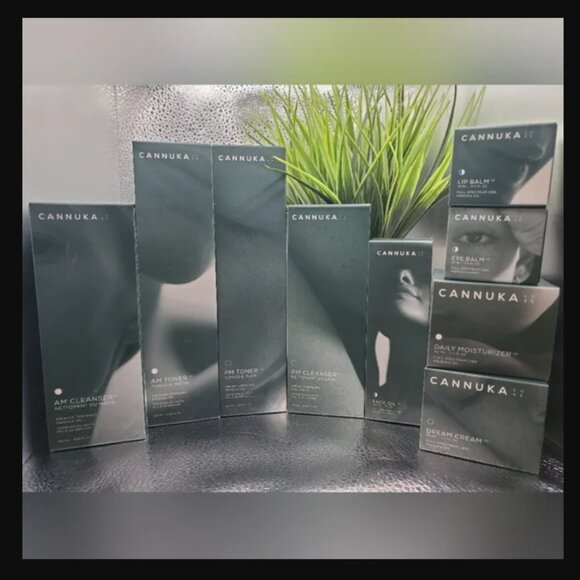 Cannuka Luxe Manuka Oil 9pc ALL DAY Set Cleanser/Toner/Moisturizer/Eye/Lip $540 - Picture 1 of 7
